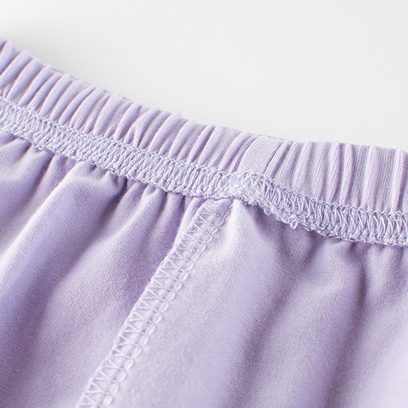 2024. gada vasara Jaunas meiteņu laternas bikses vienkrāsains elastīgs viduklis Kokvilnas bērnu šorti Pludmales sporta šorti meitenēm