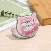 Oglindă de machiaj cu două fețe pentru pisică Oglindă de machiaj cu două fețe Oglindă de machiaj cu două fețe