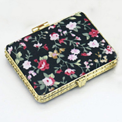 1kom mini makeup kompaktno džepno cvjetno ogledalo prijenosno dvostrano sklopivo ogledalo za šminkanje ženska vintage kozmetička ogledala za dar