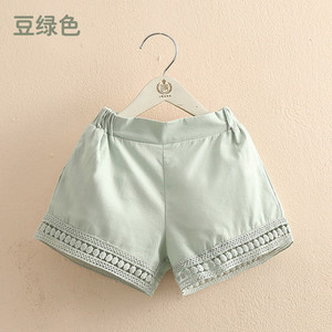 2024. Novo ležerno 2 3 4 5 6 7 8 9 10 godina Dječje modne pamučne čipkaste jednobojne ljetne kratke hlače za djecu, djevojčice