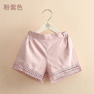 2024. Novo ležerno 2 3 4 5 6 7 8 9 10 godina Dječje modne pamučne čipkaste jednobojne ljetne kratke hlače za djecu, djevojčice