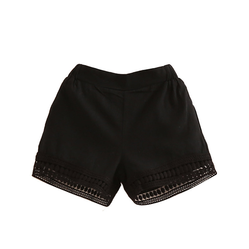 2024. Novo ležerno 2 3 4 5 6 7 8 9 10 godina Dječje modne pamučne čipkaste jednobojne ljetne kratke hlače za djecu, djevojčice