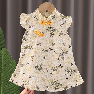 Haljina za djevojčice Cheongsam Kineski stil Moda Cosplay Party Wear Sestre tinejdžerice Dječja odjeća Haljina princeze za djevojčice A541