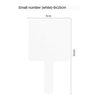 Ručno ogledalo za šminkanje za nadogradnju trepavica Četvrtasto ogledalo za šminkanje s ručkom Ručno ogledalo SPA Salon Kompaktna ogledala