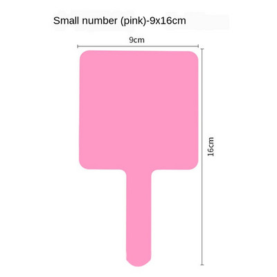 Ručno ogledalo za šminkanje za nadogradnju trepavica Četvrtasto ogledalo za šminkanje s ručkom Ručno ogledalo SPA Salon Kompaktna ogledala