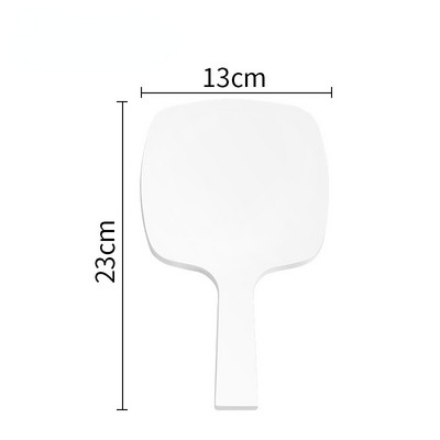 Ručno ogledalo za šminkanje za nadogradnju trepavica Četvrtasto ogledalo za šminkanje s ručkom Ručno ogledalo SPA Salon Kompaktna ogledala