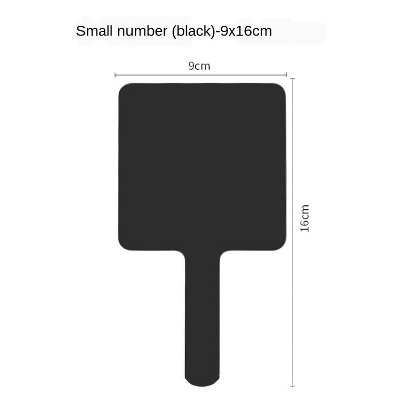 Ručno ogledalo za šminkanje za nadogradnju trepavica Četvrtasto ogledalo za šminkanje s ručkom Ručno ogledalo SPA Salon Kompaktna ogledala