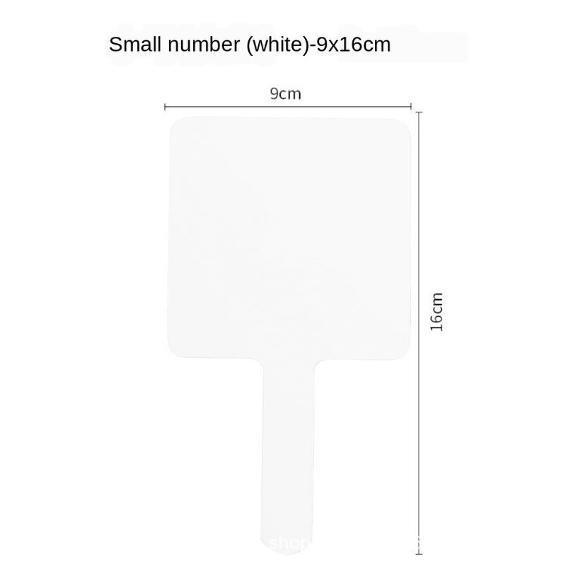 Ručno ogledalo za šminkanje za nadogradnju trepavica Četvrtasto ogledalo za šminkanje s ručkom Ručno ogledalo SPA Salon Kompaktna ogledala