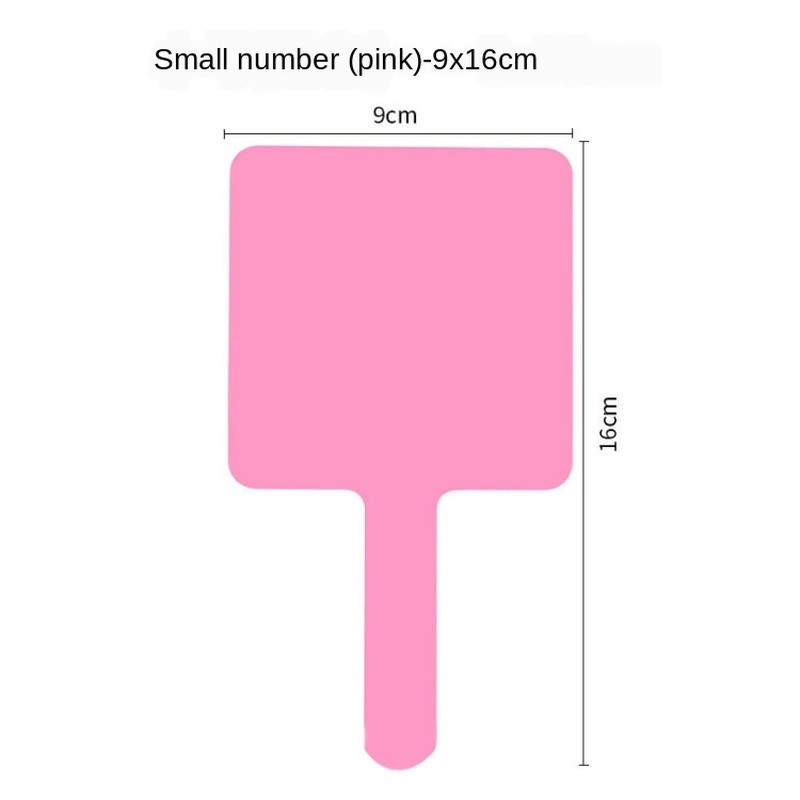 Ručno ogledalo za šminkanje za nadogradnju trepavica Četvrtasto ogledalo za šminkanje s ručkom Ručno ogledalo SPA Salon Kompaktna ogledala