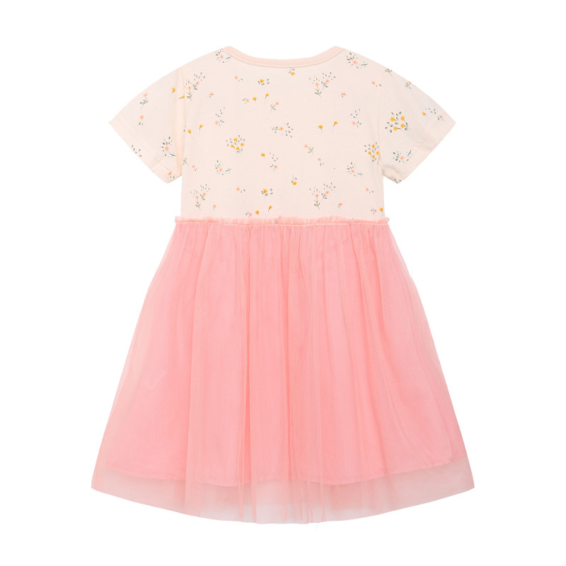 Little Maven Baby Girl viendaļīga ballīšu tīklveida kleita Multfilma Trušu princeses Bērnu kleitas Kokvilnas Vestidos 2023. gada vasara, 2–7 gadi