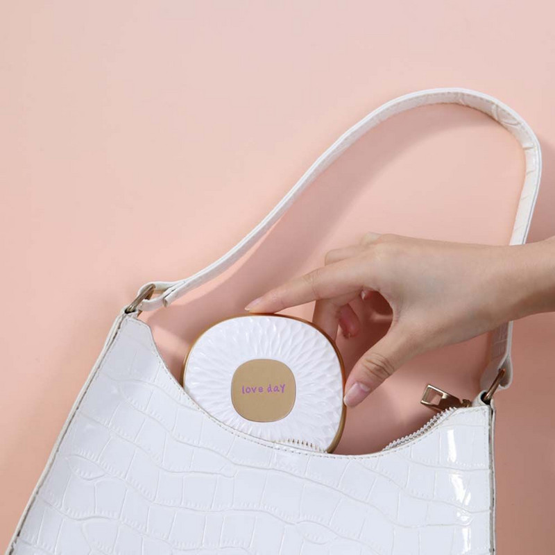 Oglindă de toaletă Oglinzi de mână Oglindă cosmetică de buzunar Mini oglindă de machiaj Oglindă de cosmetică pliabilă Oglindă compactă cu două fețe