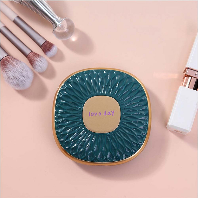 Oglindă de toaletă Oglinzi de mână Oglindă cosmetică de buzunar Mini oglindă de machiaj Oglindă de cosmetică pliabilă Oglindă compactă cu două fețe
