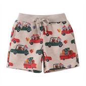 Jumping Meters 2-7T New Arrival Cars Baby Shorts Nyári húzózsinóros kisgyermek rövidnadrágok Eladó fiúk lányok ruházat nadrágok