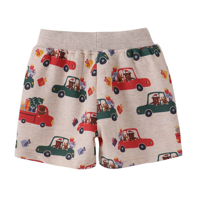 Jumping Meters 2-7T New Arrival Cars Baby Shorts Nyári húzózsinóros kisgyermek rövidnadrágok Eladó fiúk lányok ruházat nadrágok