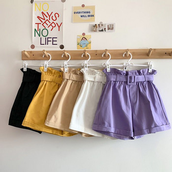 Κορίτσια Καλοκαιρινό Παιδικά Ρούχα 4-11 χρόνων Βρεφικά σορτς για κορίτσια Casual Solid Παιδικά Παντελόνια Korean Informales Casuales