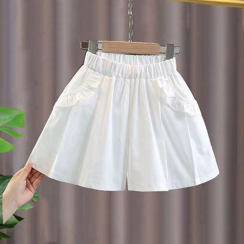 2023. gada bērnu vasaras šorti Masīvi princešu šorti meitenēm Modes meiteņu šorti Bērnu bikses Meiteņu īsās meiteņu apģērbs 2–14 gadi