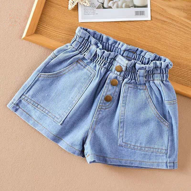 2024 Noua vară pentru fete cool drăguț denim îmbrăcăminte pantaloni scurți pantaloni blugi haine copii fete ocazional pantaloni scurti pantaloni pentru sugari