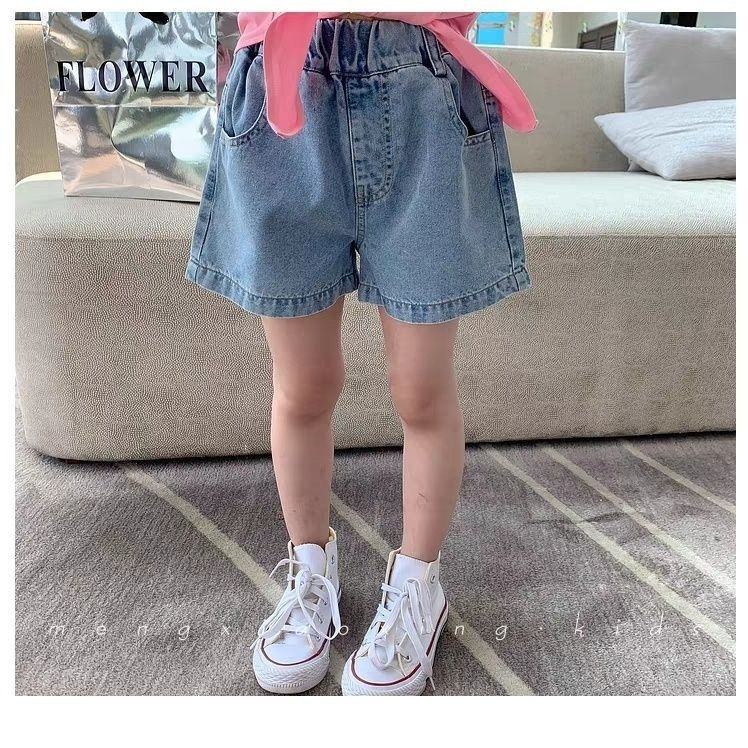 2024 nou primăvară toamnă fete copii pantaloni scurți din blugi bebeluși copii blugi pantaloni haine pentru copii 2-12T