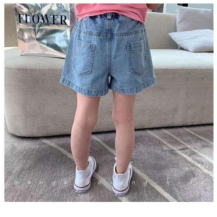 2024 nou primăvară toamnă fete copii pantaloni scurți din blugi bebeluși copii blugi pantaloni haine pentru copii 2-12T