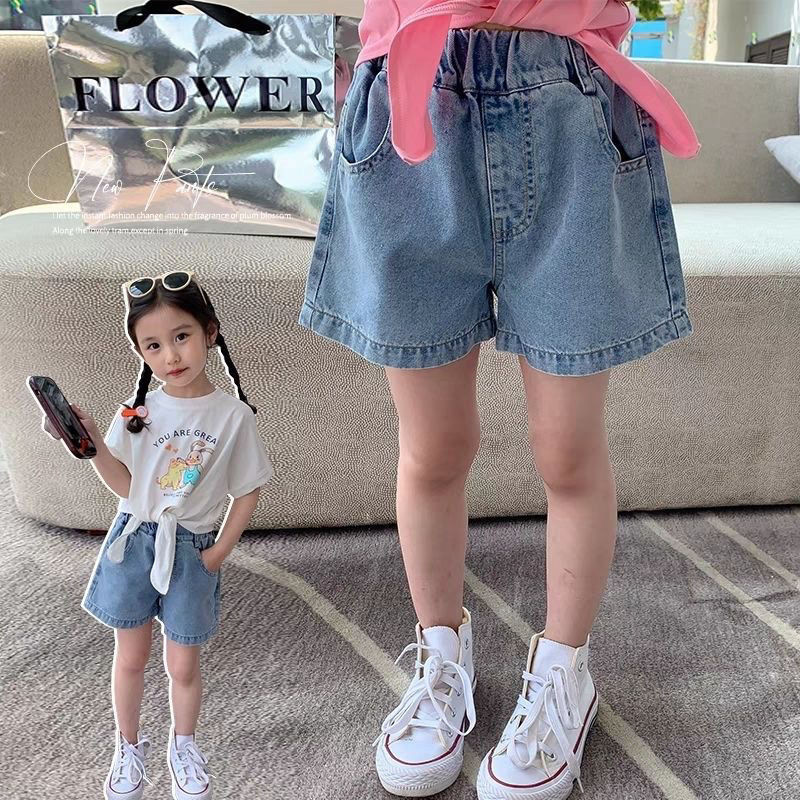 2024 nou primăvară toamnă fete copii pantaloni scurți din blugi bebeluși copii blugi pantaloni haine pentru copii 2-12T