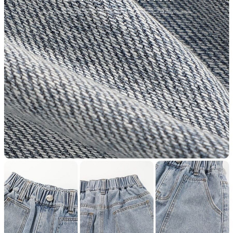 2024 nou primăvară toamnă fete copii pantaloni scurți din blugi bebeluși copii blugi pantaloni haine pentru copii 2-12T