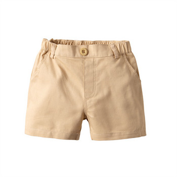 DE PEACH Νέο καλοκαιρινό βρεφικό βρεφικό παντελόνι casual παντελόνι για αγόρια Κοριτσίστικα ρούχα Νεογέννητο νήπιο σορτς ελαστική μέση μονόχρωμο