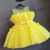 Mašna za dojenčad Rođendanska haljina za bebe Kostimi Cvjetni til Vjenčanica za zabavu princeze za bebu Haljina za prvu pričest