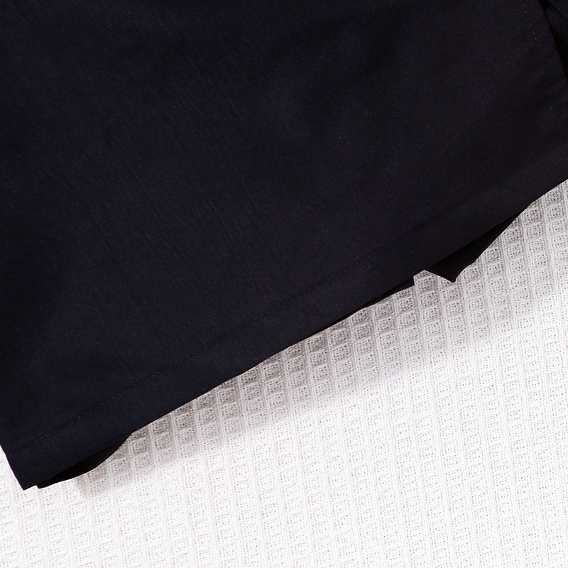 Pavasara/vasaras brīvā laika pavadīšanas meiteņu dekoratīvie šorti ar vienkrāsainu pogu