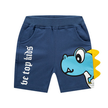 TUONXYE Summer Boys Shorts Τρισδιάστατα κινούμενα σχέδια δεινοσαύρων για εφήβους και παιδιά για νήπιο Casual βαμβακερό πλέξιμο αθλητικά ρούχα