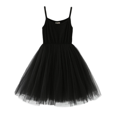 Kislányok Pamut Tutu Ruha Tipegő Buli Tüll Sundress Csecsemő Hercegnő Ujj Ruhák Gyermek Gyerek Napruha Ruházat