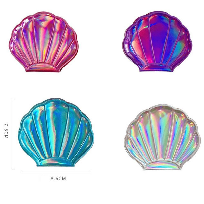 Divpusēji dāvanu studentu roku spoguļi pārģērbšanās kompakts spogulis mini grims spogulis apvalks tualetes spogulis kabatas kosmētikas spogulis