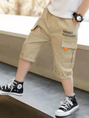 Hlače za dječake Nove dječje ljetne sportske pletene hlače za dječake Široke modne kratke hlače u stilu 4.5 6.7.8.9.10.11.12.13.14 godina