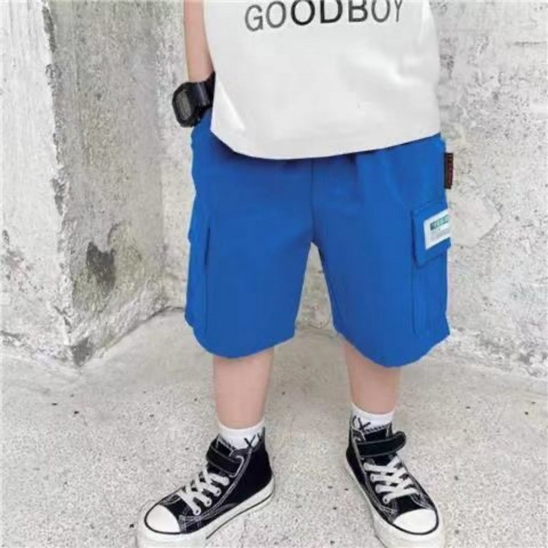 Kratke hlače za dječake 2023. Ljetne dječje široke hlače za dječake tinejdžere Ležerne tanke Cargo kratke hlače s više džepova Dječje pamučne hlače