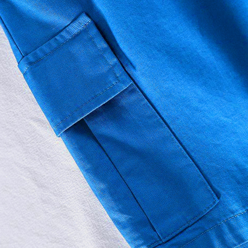 Vruće ljetne široke kratke hlače za djecu 2-12 godina, dječje pamučne elastične hlače, sive, tinejdžerske kargo kratke hlače, kratke trenirke za dječake