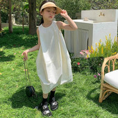 Čista i nježna haljina za djevojčice Haljina princeze Ljetna haljina Nova dječja odjeća, moderna i svestrana