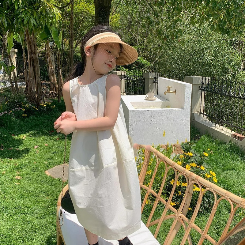 Čista i nježna haljina za djevojčice Haljina princeze Ljetna haljina Nova dječja odjeća, moderna i svestrana