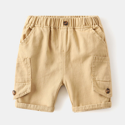 Kabatas Zēniem Kravas Šorti Vasaras Līdz ceļgaliem Toddler Bikses Kokvilnas Bērni Bērnu Apģērbi