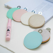 Mini oglindă portabilă din oțel inoxidabil de buzunar de machiaj indestructibil Oglindă cosmetică Oglindă de buzunar de mână de machiaj drăguță Comerț cu ridicata