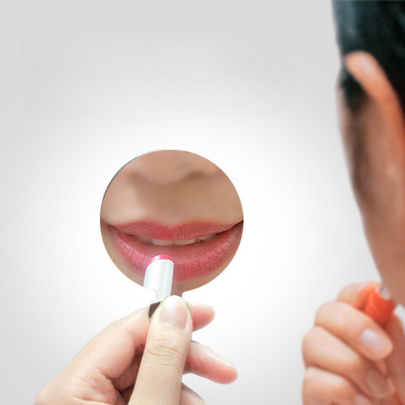 Mini oglindă portabilă din oțel inoxidabil de buzunar de machiaj indestructibil Oglindă cosmetică Oglindă de buzunar de mână de machiaj drăguță Comerț cu ridicata