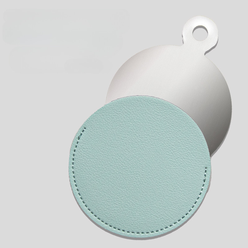 Mini oglindă portabilă din oțel inoxidabil de buzunar de machiaj indestructibil Oglindă cosmetică Oglindă de buzunar de mână de machiaj drăguță Comerț cu ridicata