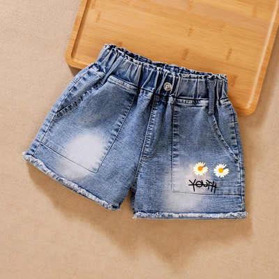 IENENS Bērni Zīdaiņi Meitenes Vasaras Džinsu Apģērbi Šorti Bikses Džinsi Apģērbi Bērni Meitenes Ikdienišķas Īsas Bikses Zīdaiņu apakšmalas
