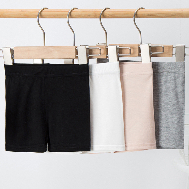 Kokvilnas meitenes drošības bikses bērniem īsās bikses apakšveļa bērniem vasaras šorti apakšbikses no 2 līdz 9 gadiem