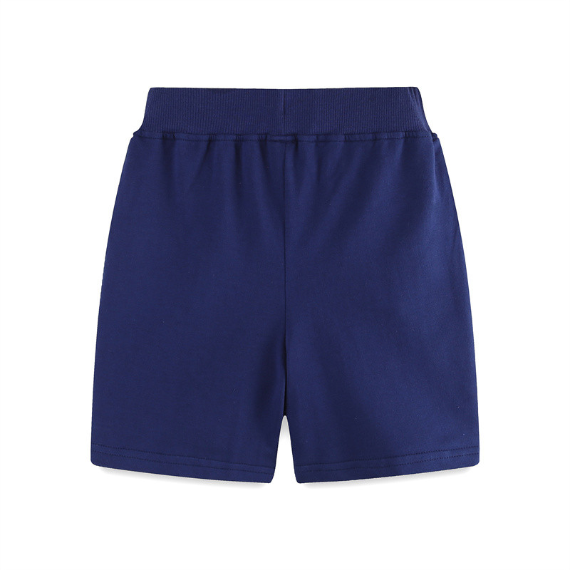 Jumping Meters 2-7T Pantaloni scurți solidi pentru copii, pentru băieți, fete, cu șnur, pantaloni pentru copii, pantaloni, haine pentru bebeluși