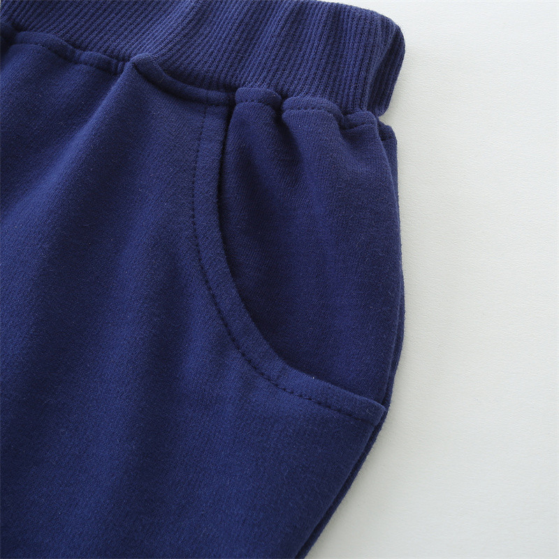 Jumping Meters 2-7T Pantaloni scurți solidi pentru copii, pentru băieți, fete, cu șnur, pantaloni pentru copii, pantaloni, haine pentru bebeluși