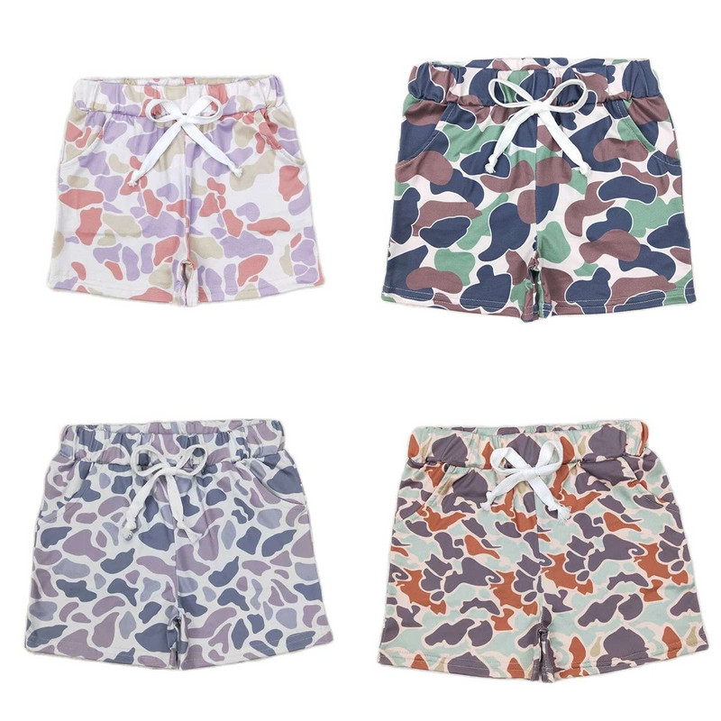 Veleprodajne vruće rasprodaje RTS dječjih kratkih hlača za dječake i djevojčice Kamuflažne kratke hlače s džepovima za djecu Butik dječje odjeće