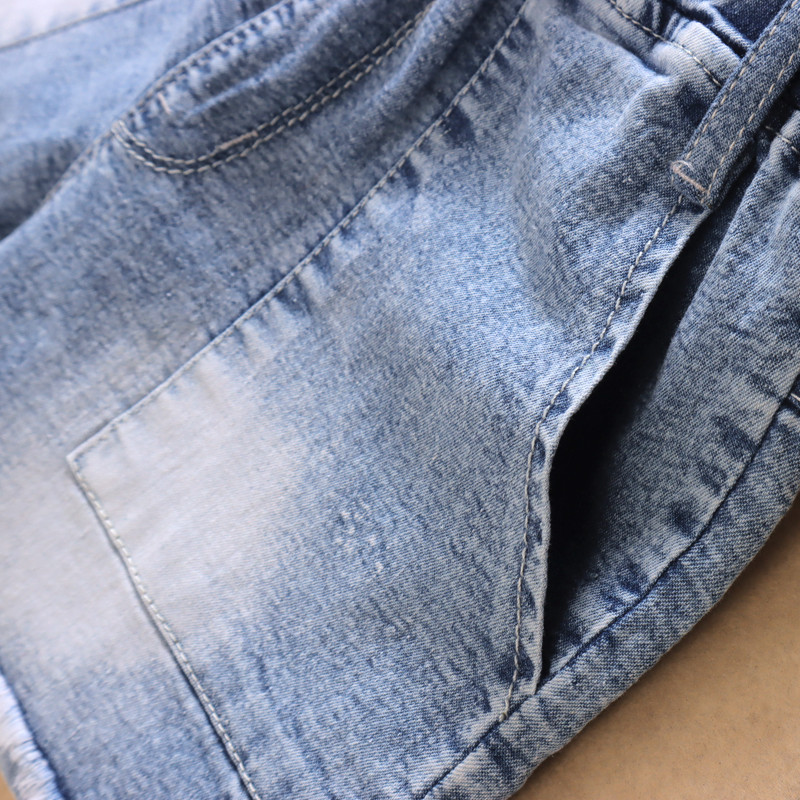 1 gab. Bērni Zīdaiņi Meitenes Džinsi Apģērbi Bikses Maziem bērniem Zīdaiņiem Meiteņu Šorti Džinsu Bikses Bērni Valkā 4-11