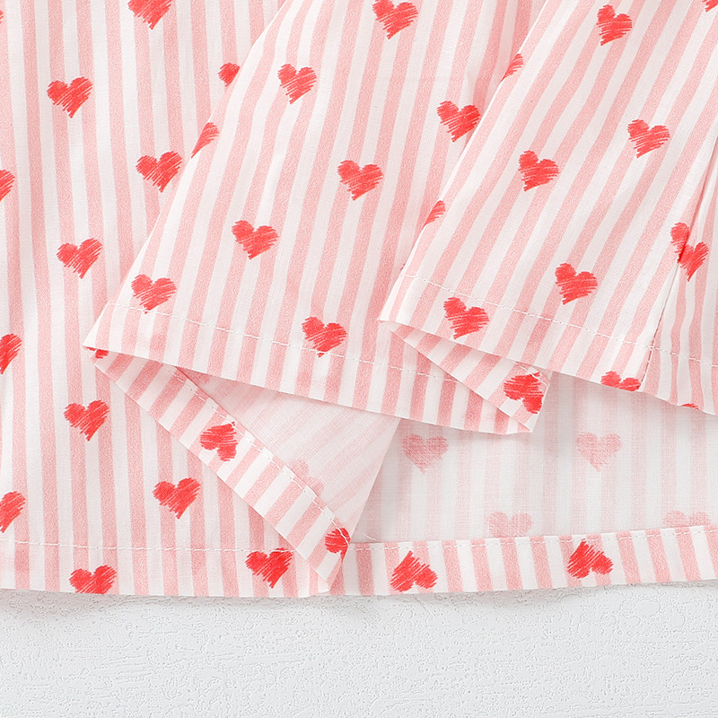 Little Maven Dječja odjeća Djevojčice Ljeto 2024. Nova dječja odjeća Haljine Blagdanske haljine iz crtića Srca Vestidos Pamuk