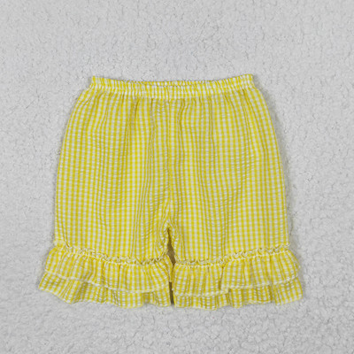 Vairumtirdzniecība bērniem Toddler Vasaras Seersucker Šorti Apģērbi Bērni Jauni Pieskaņoti Zēnu Zēnu Meiteņu Apģērbi