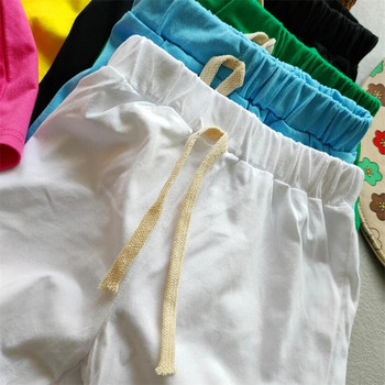 Детски спортни къси панталони за момичета, корейски памучни бикини с цвят на бонбони, 2-10 години, къси панталони за момчета, къси панталони за момичета, лято