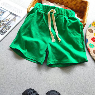 Bērnu meiteņu sporta šorti korejiešu konfektes krāsas kokvilnas biksītes 2-10 gadiem mazuļu zēnu šorti īsās bikses meitenēm vasarā